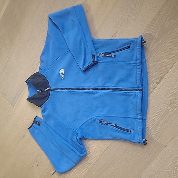 The North Face Jacket Women's Small Blue Fleece Polartech Full Zip Activewear - Picture 1 of 12